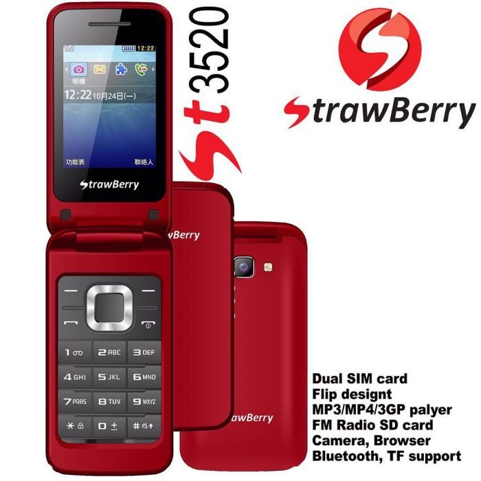 Kelebihan dan Kekurangan HP Lipat Strawberry ST3520