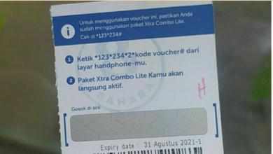 cara memasukkan voucher xl