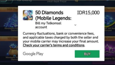 Cara Membeli Diamonds Mobile Legends Pakai Pulsa